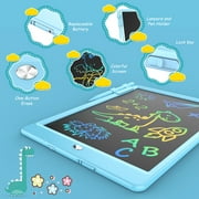 LCD Writing Tablet, 10 Inch Colorful Doodle Board Drawing Pad for Kids, Car Trip Educational Toys, Erasable Electronic Drawing Pads, Birthday Gift for Age 3 to 8 Year Old Boys Girls
