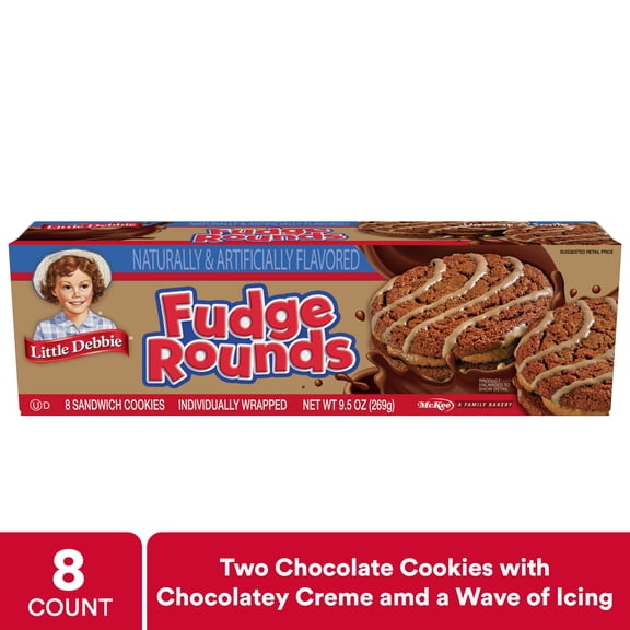 Little Debbie Snacks Fudge Rounds, 8ct