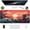 Sunset Japanese Sea Waves, variant on Desk Pad, Bible Verse God is Within her Laptop Desk Mat,Long Large Gaming Mouse Pad with Stitched Edges Non-Slip Writing Mat Desk Blotter Protector for Office Home (with Coaster & Sunflower Sticker)