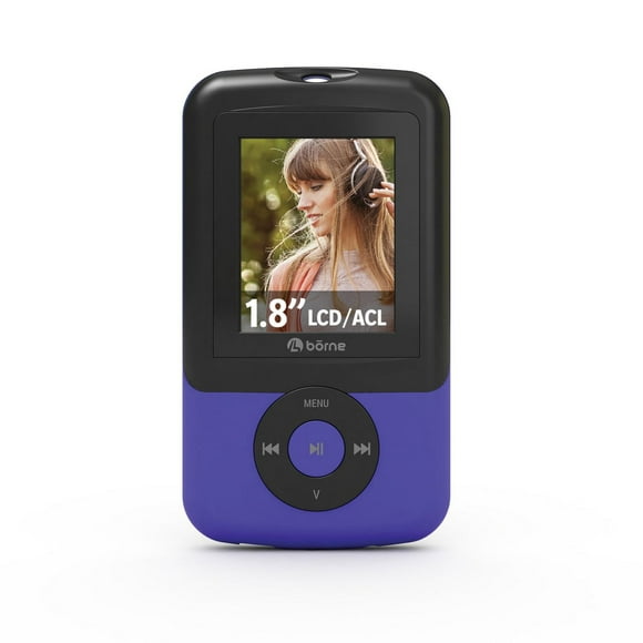 Borne 8GB Video MP3 Player - Blue