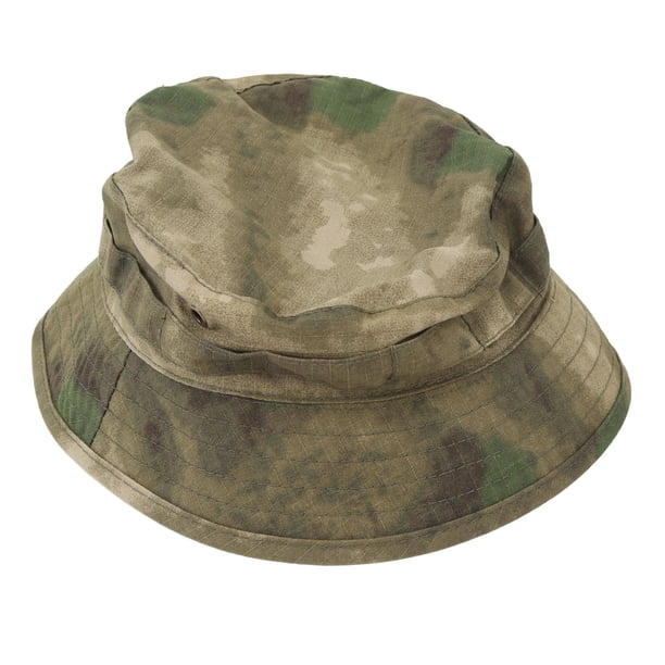 Hooney Sombrero de Pesca Sombrero Boonie Con Hebilla Ajustable Sombro de Sol de Ala Corta Sombero de Cubo de Tela Oxford para Vieges de Pesca Selva