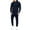 Navy Blue, variant on COOFANDY Men's Tracksuit 2 Piece Hooded Athletic Sweatsuits Casual Running Jogging Sport Suit Sets
