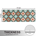thumbnail image 5 of Kitchen Rugs Sets Of 2,Multicolor Ethnic Geometric Pattern Anti Fatigue Kitchen Mat Rugs Non Slip Washable,Decorative Kitchen Floor Mats for Kitchen,Sink,Laundry,17"X47", 5 of 5