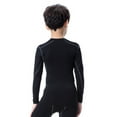 thumbnail image 2 of 3 Pack Youth Boys Compression Shirt Football Undershirt Long Sleeve Athletic Shirts Soccer Workout Base Layer, 2 of 7