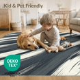 thumbnail image 4 of ODIKA 2'x3' Washable Doormat Non-Slip, Low Pile Large Tonal Bound Brushwork Freeform Covering Fuzzy for Entryway, Kitchen, Laundry Room, 4 of 7