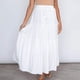 thumbnail image 5 of Faldas de cintura elástica con volantes fruncidos informales sólidos a la moda para mujer Wmkox8yi FGJ2047, 5 of 7