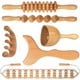 thumbnail image 1 of Wood Therapy Massage Tools Kit Body Sculpting Tools for Lymphatic Drainage and, 1 of 5