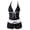 Black-1FpRs, variant on RFQWOVSR Girls Polka Dot Tankini 2 Piece Swimsuit Backless Boyshorts Summer Vacation Swimwear 13-14 Years