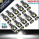 thumbnail image 1 of 2/10/20 10x T10 501 Led Car Side Light W5w White Bulb Error Free Xenon Sidelight, 1 of 1