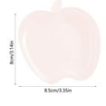 thumbnail image 3 of Shape Plates Small Appetizer Plates Dishwasher Safe Microwave Safe Wheat Straw Plates Unbreakable Mini Plates Snack Plates Kitchen Dining 3.3x3.2 Inches, 3 of 5