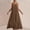 Coffee, variant on FRSASU Backless Cami Dresses for Women Sleeveless Solid Color Lounge Dress Spaghetti Strap Flowy Summer Loose Maxi Sundress Sky Blue