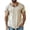 Khaki, variant on CUSTG Men Tshirts Solid Color Crew Neck T Shirt Soft Breathable Casual Tee Shirt For Everyday Comfort Short Sleeve Summer Tops