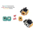 thumbnail image 3 of ElecGear 8X ALPS 2.1K Replacement Potentiometer + 4X Drift Fix PCB for PS5 DualSense, PS4 DualShock 4 Wireless Controller, Trim Pot Resistor Thumbstick Module Sensor for ALPS Analog Joystick, 3 of 5