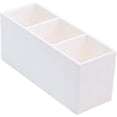 thumbnail image 2 of Organizador de maquillaje de 3 ranuras, soporte para brochas cosméticas, soporte para lápiz labial, 2 of 6