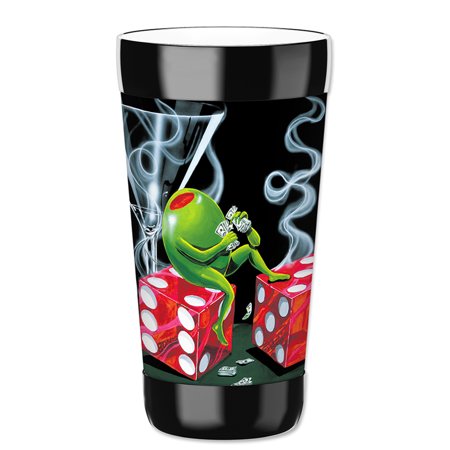 

Mugzie 16-Ounce Tumbler Drink Cup with Removable Insulated Wetsuit Cover - Michael Godard: Sitting on 7 s