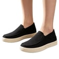thumbnail image 2 of Mens Wide Width Slip On Shoes with Arch Support Insoles Men Lightweight Casual Loafer for Elderly & Wide Feet Plantar Fasciitis Walking Shoes, 2 of 5