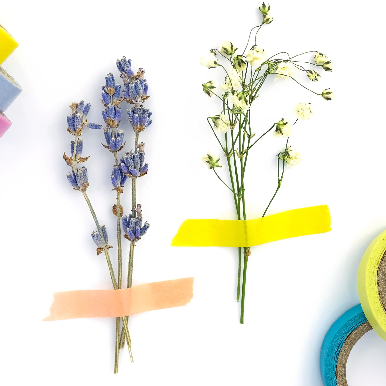 Uxcell Floral Stem Wrap Tape Floral Tape for Bouquet Crafts Wedding Arrangement Pack of 12,Yellow