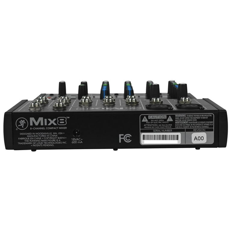 New Mackie Mix8 8-Ch Compact Mixer Constructed With a New Mackie Mix8 8-Ch Compact Mixer Constructed With a