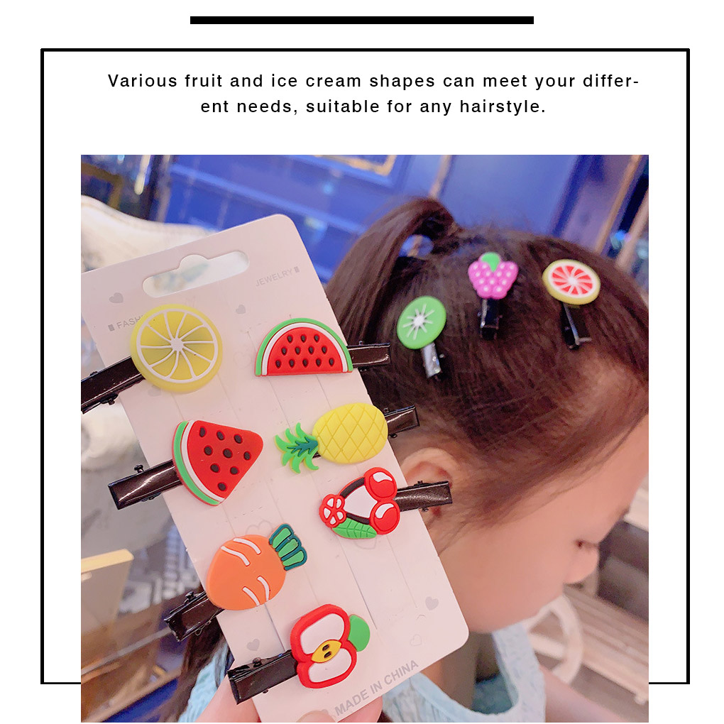 VIccoo Hair Clips 3Pieces//set Cute Cartoon Dinosaur Hairpins Hair Clips Girls Party Headwear Decor