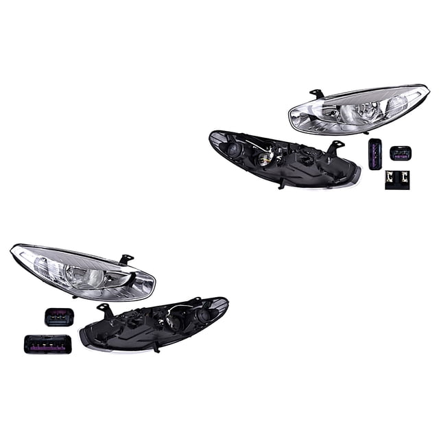 Par de Faros DEPO Fluence 2011 A 2012 Eléctrico P/Halog