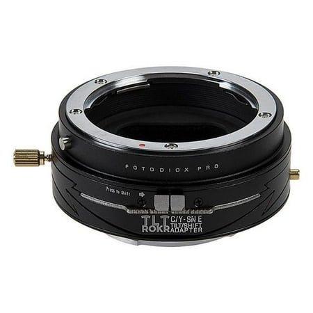 UPC: 0847372047000 | Fotodiox CY-SnyE-TLTROKR Tilt & Shift Lens Mount Adapter for Sony Alpha Camera Body
