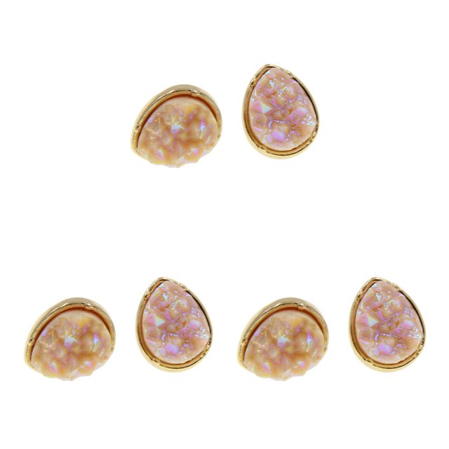 Jumpingount Pendientes de tuerca para decoración de joyas, pendientes de tuerca pequeños con estilo para chicas jóvenes, adorno de vestir para Type1 NO1