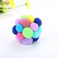 thumbnail image 2 of Cat Toy Interactive Interactive Pet Cat Toy Colorful Handmade Bells Bouncy Ball Built-In Catnip Interactive Toy, 2 of 2