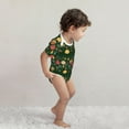 thumbnail image 4 of Yiaed Christmas Print Infant Climbing Short Sleeve Onesie One-Piece Baby Bodysuit Clothes 0-12 Months -18 Months, 4 of 6