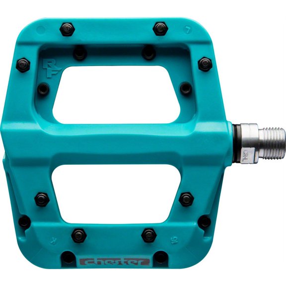 Race Face Chester Composite Platform Pedal: 9/16 Turquoise