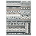 thumbnail image 2 of Garvee 9'x12' Area Rugs Geometric Rug Vintage Farmhouse Patchwork Rug Soft Indoor Low Pile Non-Slip Accent Rug, Gray, 2 of 8
