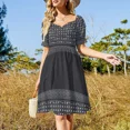 thumbnail image 3 of Korean alphabet chalkboard art learn hangul souvenir Sleeveless Dress women's fashion dresses Woman clothes, 3 of 7