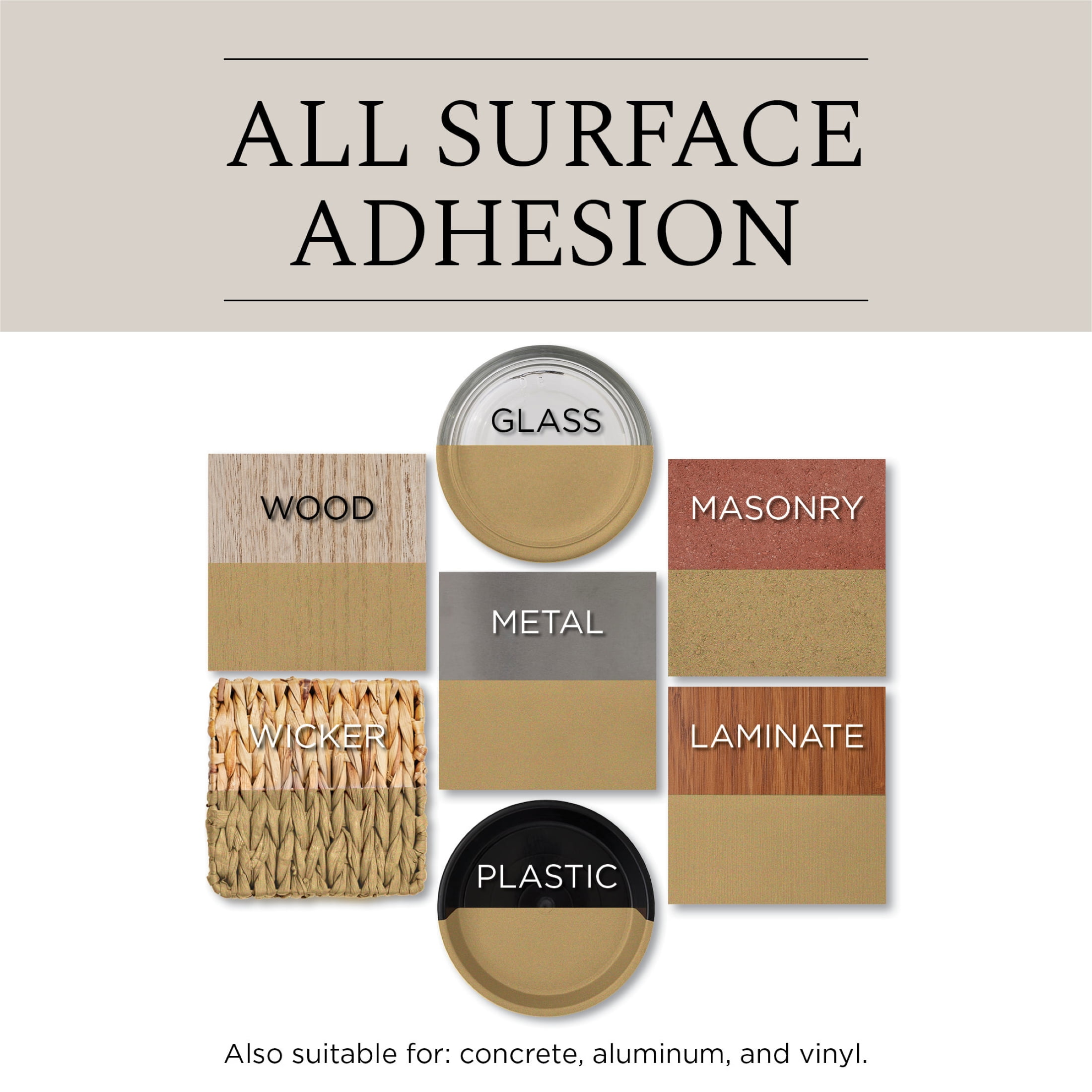 6 Pack, Sunlit Brass, Rust-Oleum Universal All Surface Interior/Exterior Matte Metallic Spray Paint-353093, 11 oz