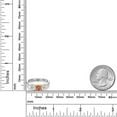 thumbnail image 6 of Gem Stone King 925 Silver and 10K Yellow Gold Ecstasy Mystic Topaz and White Topaz Engagement Ring for Women | 2.20 Cttw | Round 5MM | Gemstone November Birthstone | Size 5, 6 of 6