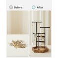 thumbnail image 3 of Jewelry Display Stand Holder, Metal and Wood Jewelry Tree, 3 of 5