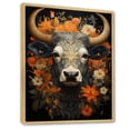 thumbnail image 2 of Designart "The Sacred Cow of Hinduism" Hinduisim Floater Framed Canvas Print, 2 of 7