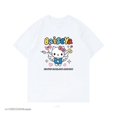 thumbnail image 4 of Sanrio Hello Kitty Printed Cotton T-shirt 2022 Summer Y2k Cartoon Student Versatile Oversize Top Design Retro Clothes Couple, 4 of 7