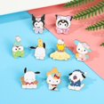 thumbnail image 3 of Lindo Sanrio Esmalte Pin Kawaii Conejo Gato Broche Kuromi Mymelody Pins HelloKitty Solapa Insignia Joyería Regalos Para Niños, 3 of 4
