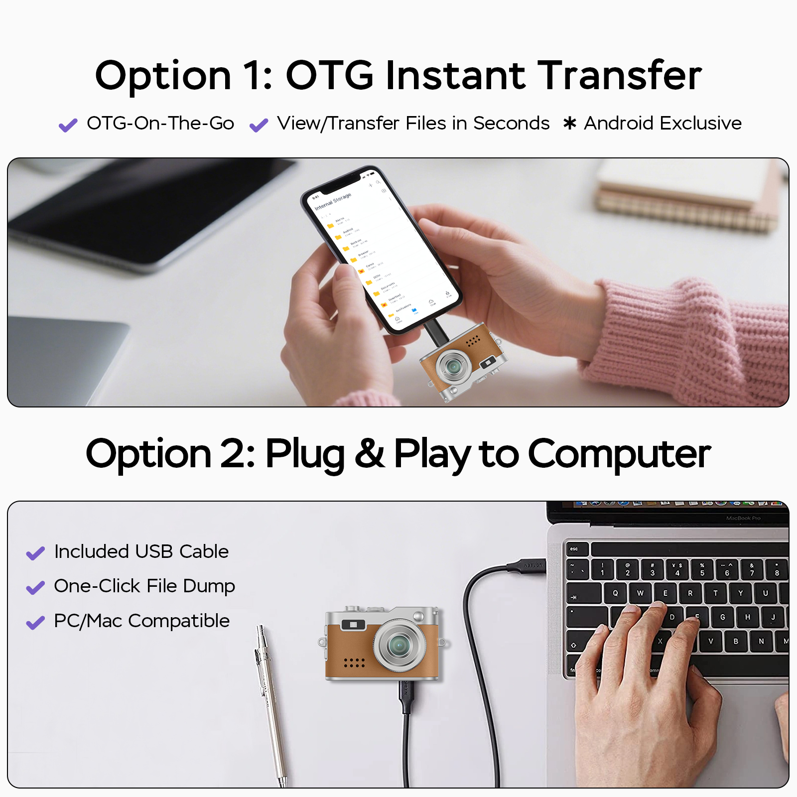 Mini Digital Camera,0.96" Small Keychain Camera,1080P Tiny Camera with 32GB Card, Fill-in light,Landyard,USB Cable for Travel, Concert, Study Recording, Gift for Kids Brown