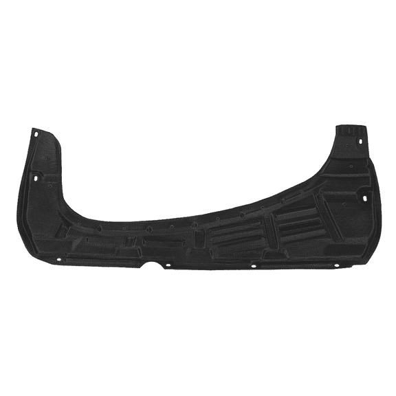 CROSSDESIGN Black Front Engine Splash Guard Shield Fit for 2007-2012 Nissan Versa