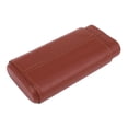 thumbnail image 2 of Caja de s Portátil Hecha de material cuero de PU, Estuche Que Lleva Del Del Viaje Forrado de CUTICAT Estuche de cigarros forrado de cedro, 2 of 7