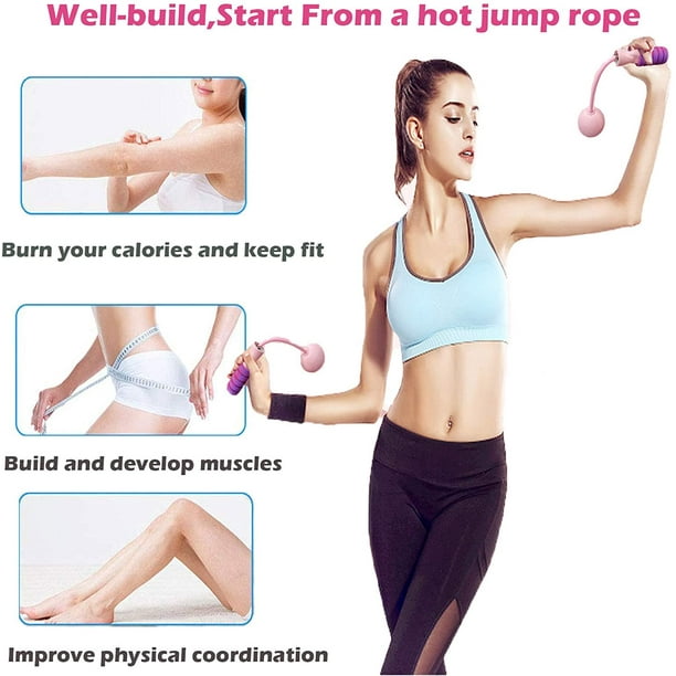 Cordless Jump Rope Ropeless Jump Rope Skipping Rope With Weighted