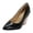 Black, variant on Womens High Heels,Patent Closed Square Toe Slip on Chunky Block Pumps,Elegant Heels,Daily Wedding Party Dress Shoes Black Women Sandal