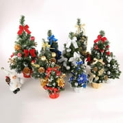 Mini Christmas Tree for Tabletop, Small Christmas Tree, 7.8 Inches Table Top Christmas Trees, Tabletop Christmas Tree, Pre-Lit Artificial, Xmas Decoration for Office, Bedroom, Restaurant
