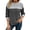 # Black, variant on Long Sleeve Shirts for Womens Clothes for Fall Lightweight Sweaters Winter Color Block Ladies Tops Casual Crew Neck Blue L