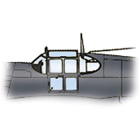 P-51 B Mustang Vacuform Canopy x2 for Hasegawa (1/72 model kit accessory)