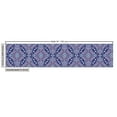 thumbnail image 3 of Ambesonne Oriental Fabric by the Yard Upholstery, Tribal Cultural Motifs, 1 Yard, Indigo Pale Pink, 3 of 5