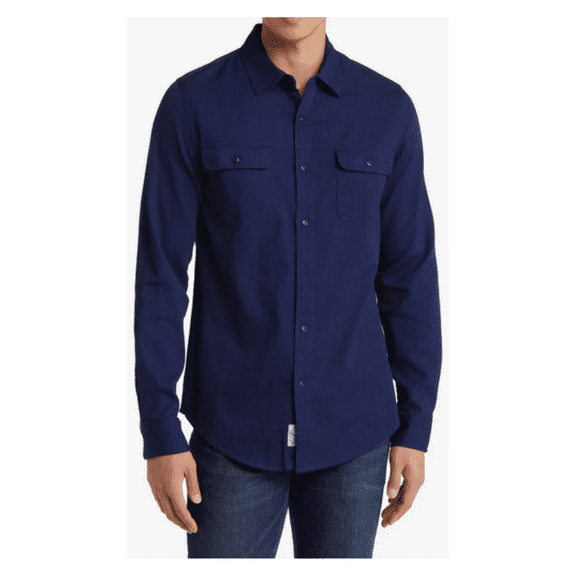 $168 Polo Ralph Lauren Classic Fit Sahara Shirt, Navy, M