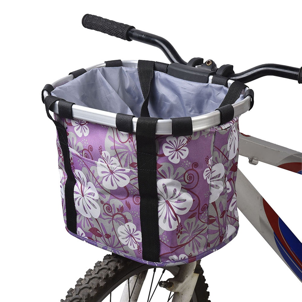 Front Hanging Large Capacity With Lock Storage Basket Universal Electric Bicycle 