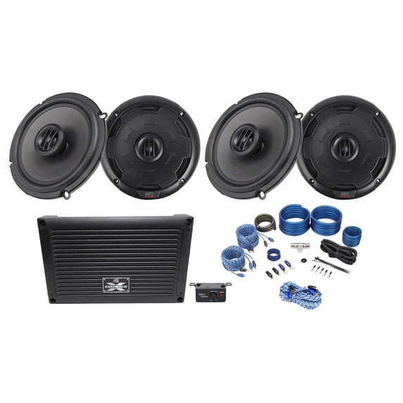 MTX XTHUNDER800.5 800 Watt RMS 5-Channel Amplifier+(4) 6.5" MTX Thunder Speakers