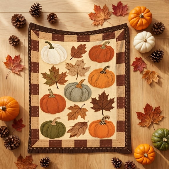 SHENGXINY Halloween Throw Blanket Decorations Indoor,Cottage Autumn Flannel Blanket for Office Lightweight Warm Rest Blanket